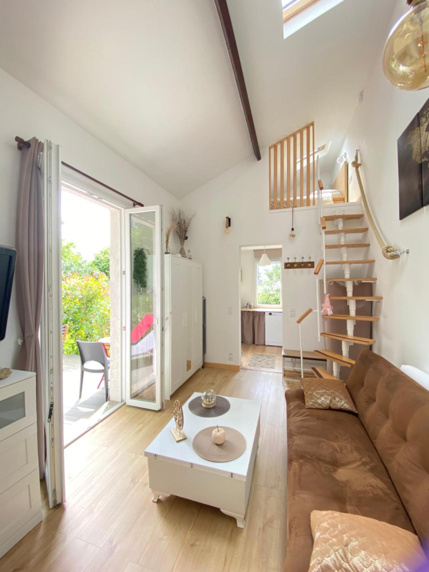 The Little Oak - Tiny House With Bed On Mezzanine & Terrace - From 1 To 4 P Disney, Paris & Cdg Pomponne Exterior photo